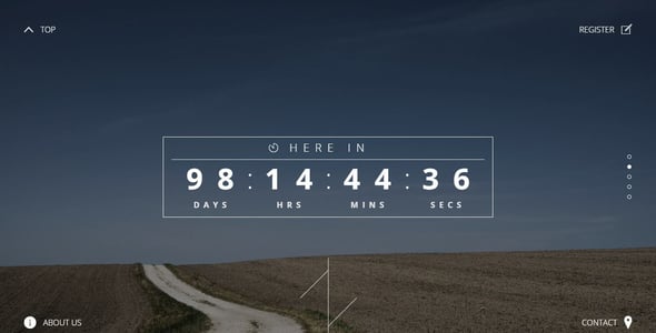 Rapide - Landing Page Coming Soon Template