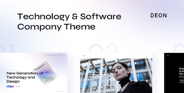 Deon - Technology and Software Company Theme Deon - Technology and Software Company Theme