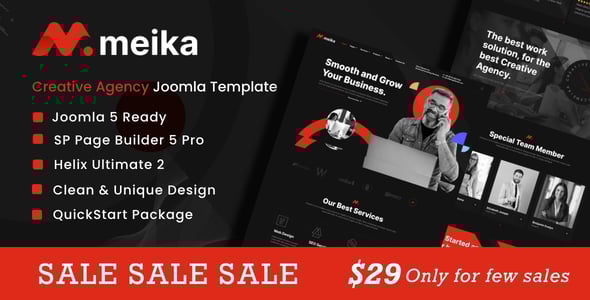 Meika - Creative Agency Joomla 5 Template Meika - Creative Agency Joomla 5 Template