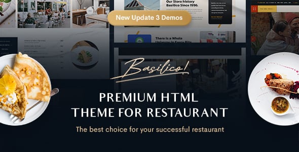 Basilico - Restaurant HTML Template Basilico - Restaurant HTML Template