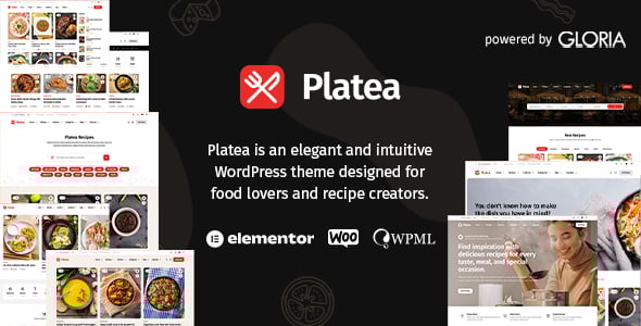 Platea - Recipe WordPress Theme Platea - Recipe WordPress Theme