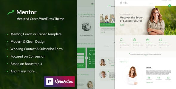 Mentor – Personal Development Coach WordPress Theme Mentor – Personal Development Coach WordPress Theme