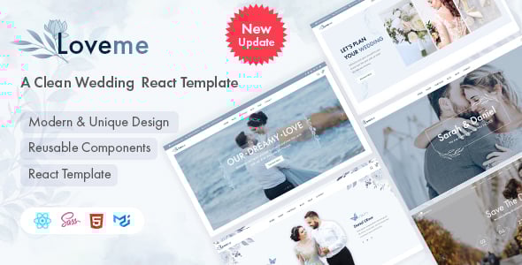 Loveme - Wedding & Planner React Template