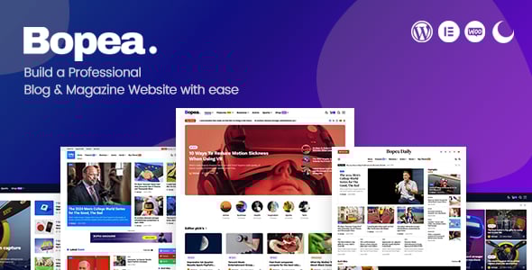 Bopea - Newspaper & Magazine WordPress Theme Bopea - Newspaper & Magazine WordPress Theme