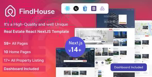 FindHouse - Real Estate React NextJS Template FindHouse - Real Estate React NextJS Template
