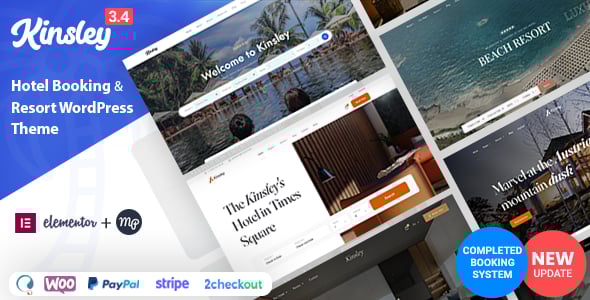 Kinsley - Hotel Booking Theme Kinsley - Hotel Booking Theme