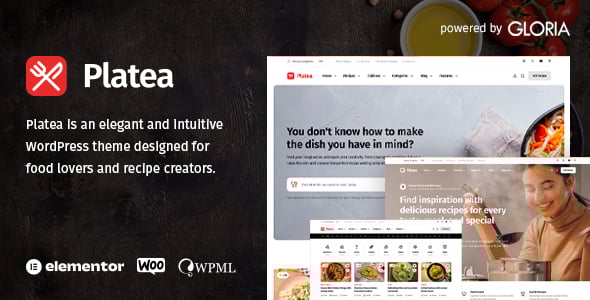 Platea - Recipe WordPress Theme Platea - Recipe WordPress Theme