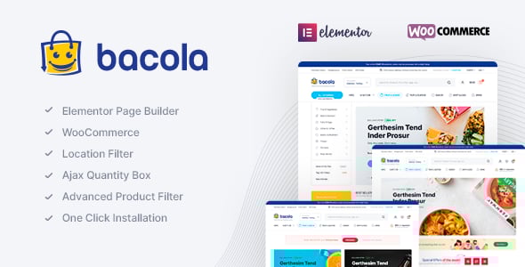 Bacola - Grocery Store and Food eCommerce Theme Bacola - Grocery Store and Food eCommerce Theme