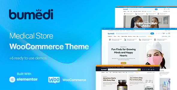 Bumedi - Medical Store WooCommerce Theme Bumedi - Medical Store WooCommerce Theme