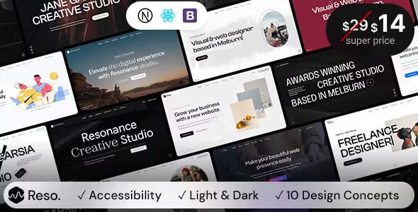 Resonance - Multipurpose Creative NextJs Template