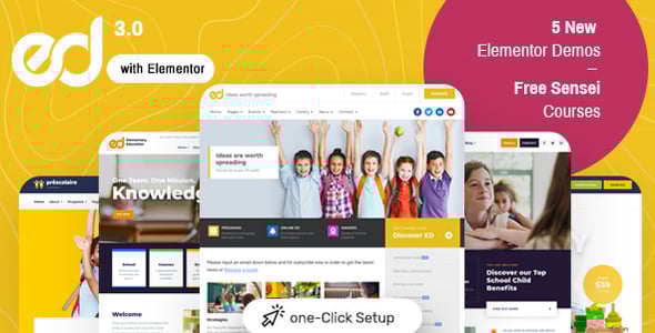 Ed School: Education WordPress Theme