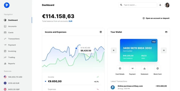 Paysa - UI kit for FinTech and Banking Apps