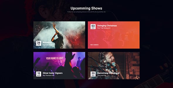 Slide - Music WordPress Theme