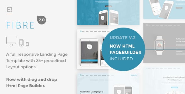 Fibre - App Landing Page