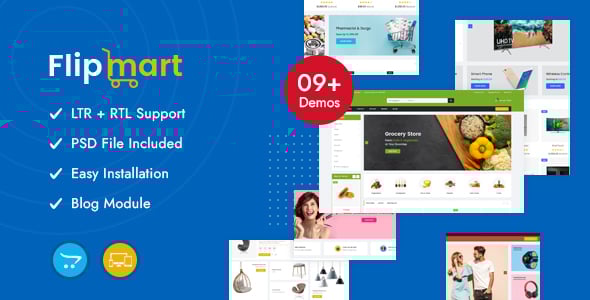 Flipmart - Supermarket OpenCart 4 Theme
