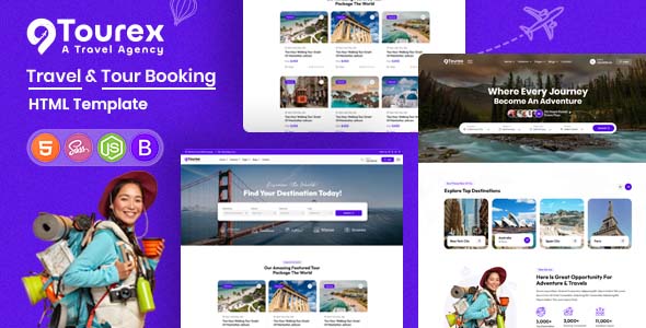 Tourex - Tour & Travel Booking HTML5 Template