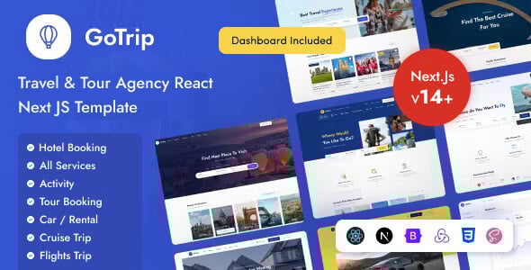 GoTrip - Travel & Tour Agency NextJs Template GoTrip - Travel & Tour Agency NextJs Template