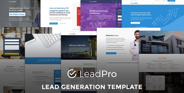 LeadPro - Lead Generation Responsive Template LeadPro - Lead Generation Responsive Template