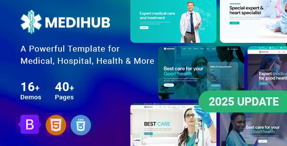 MediHub - Medical & Health Template