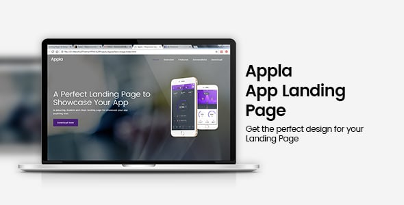 Appla Responsive App Landing Page Appla Responsive App Landing Page