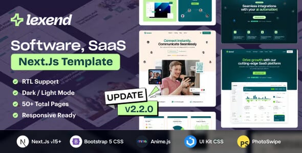 Lexend - Software, SaaS & Startup NextJs Template Lexend - Software, SaaS & Startup NextJs Template