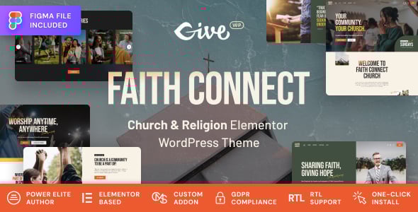 Faith Connect - Religion & Church WordPress Theme Faith Connect - Religion & Church WordPress Theme