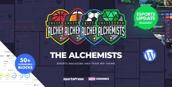 Alchemists - Sports, eSports & Gaming Club and News WordPress Theme Alchemists - Sports, eSports & Gaming Club and News WordPress Theme