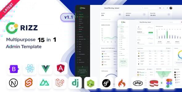 Rizz - Admin & Dashboard Template Rizz - Admin & Dashboard Template