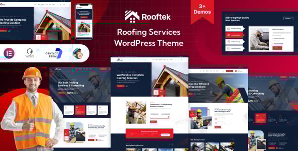 Rooftek - Roofing Services WordPress Theme Rooftek - Roofing Services WordPress Theme