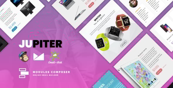 Jupiter - E-commerce Responsive Email Template for Tech Products & Gadgets Jupiter - E-commerce Responsive Email Template for Tech Products & Gadgets