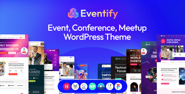 Eventify - Event & Conference WordPress theme