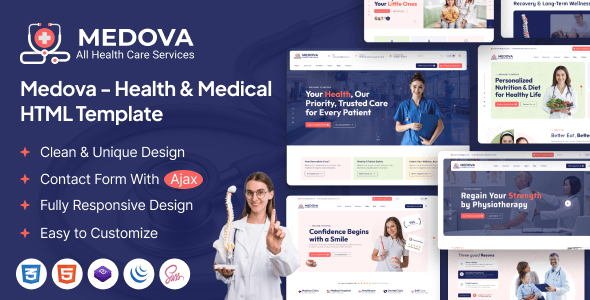 Medova – Health & Medical HTML Template Medova – Health & Medical HTML Template