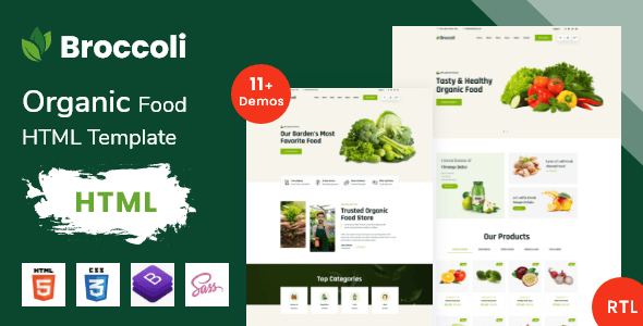 Broccoli - Organic Food eCommerce Bootstrap Template Broccoli - Organic Food eCommerce Bootstrap Template