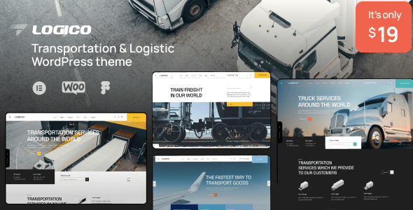 Logico | Transportation & Logistics WordPress Theme