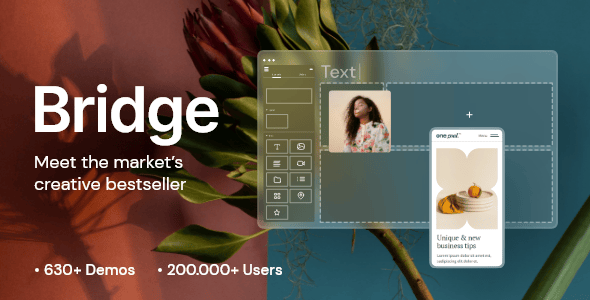 Bridge - Creative Elementor and WooCommerce WordPress Theme Bridge - Creative Elementor and WooCommerce WordPress Theme