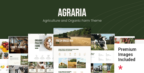 Agraria - Agriculture and Organic Farm Theme Agraria - Agriculture and Organic Farm Theme