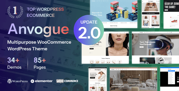 Anvogue - Multipurpose WooCommerce WordPress Theme Anvogue - Multipurpose WooCommerce WordPress Theme