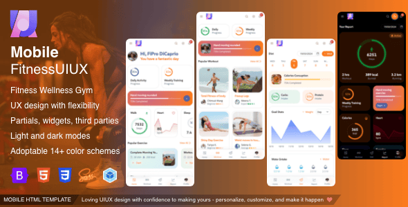 FitnessUIUX Fitness Wellness Gym Mobile App Bootstrap 5 HTML Template FitnessUIUX Fitness Wellness Gym Mobile App Bootstrap 5 HTML Template