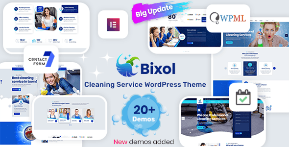 Bixol - Cleaning Services WordPress Bixol - Cleaning Services WordPress