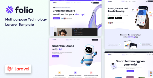 Folio - Multipurpose Technology  Laravel Template