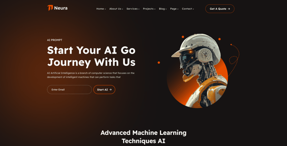 Neura - AI SaaS Website Figma Template