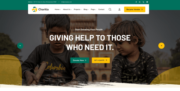 Charitia - Charity & Donation HTML Template