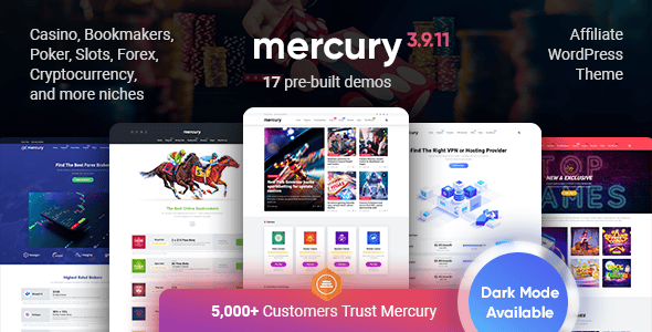Mercury - Affiliate WordPress Theme Mercury - Affiliate WordPress Theme