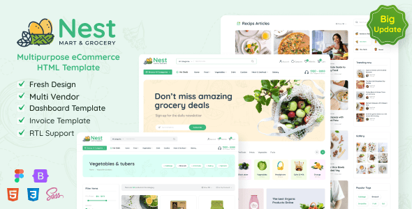 Nest - Multipurpose eCommerce HTML Template Nest - Multipurpose eCommerce HTML Template