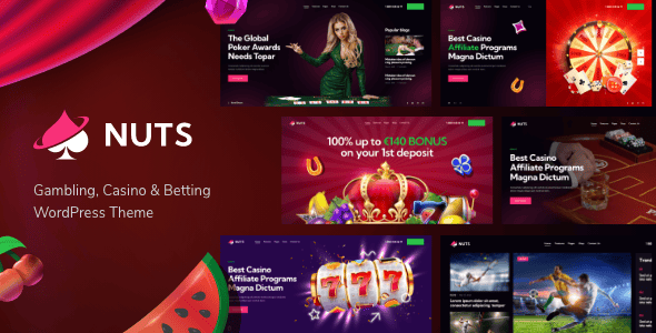 Nuts - Gambling, Casino & Betting WordPress Theme Nuts - Gambling, Casino & Betting WordPress Theme