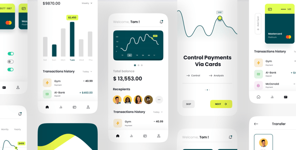 DaPay - Fintech Mobile App UI KIT