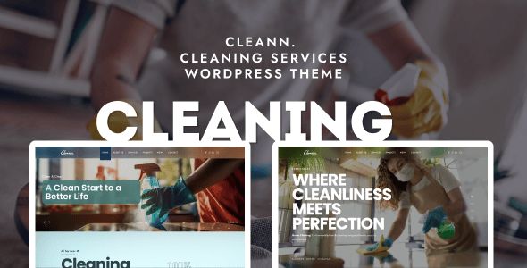 Cleann - Cleaning Services WordPress Theme Cleann - Cleaning Services WordPress Theme