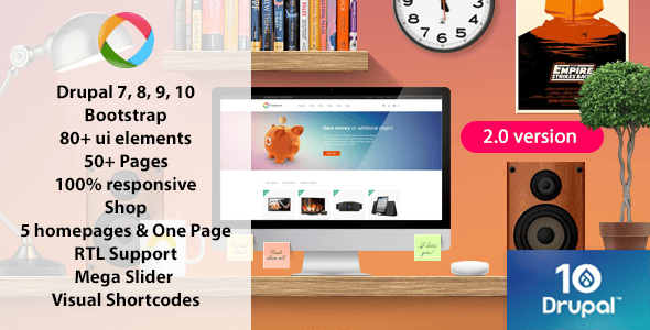 Progressive — Drupal 10 Multipurpose Responsive Theme