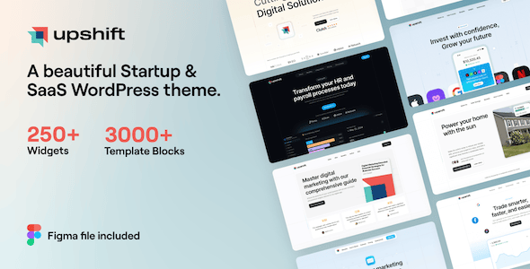Upshift - Startup & SaaS WordPress Theme Upshift - Startup & SaaS WordPress Theme