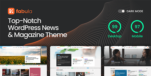 Fabula - News & Magazine WordPress Theme Fabula - News & Magazine WordPress Theme